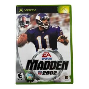 Madden NFL 2002 Xbox Football Game EA‎ Sports John Madden All Madden